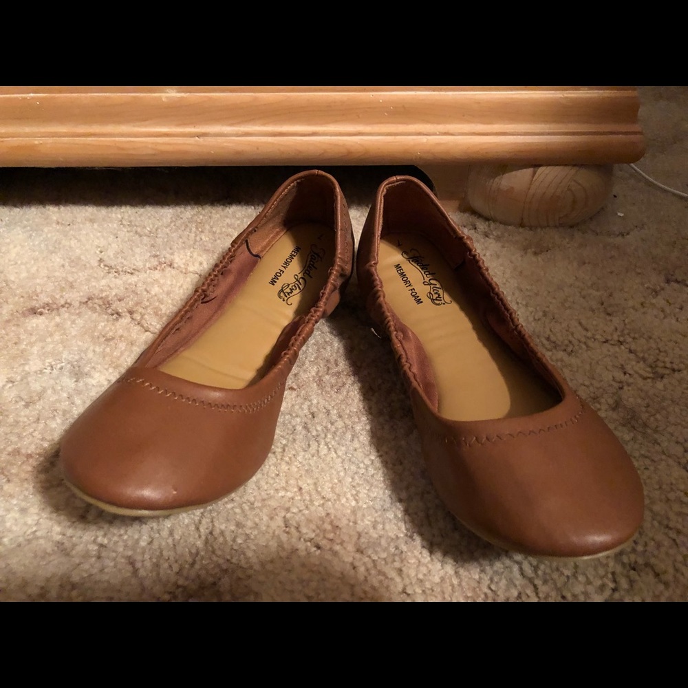 Brown flats! Size 7